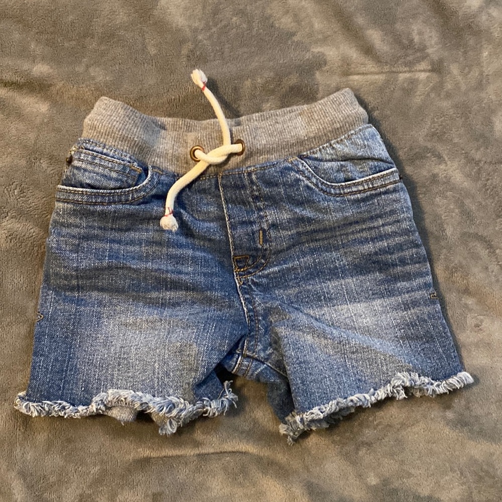 - Cat and Jack baby denim shorts